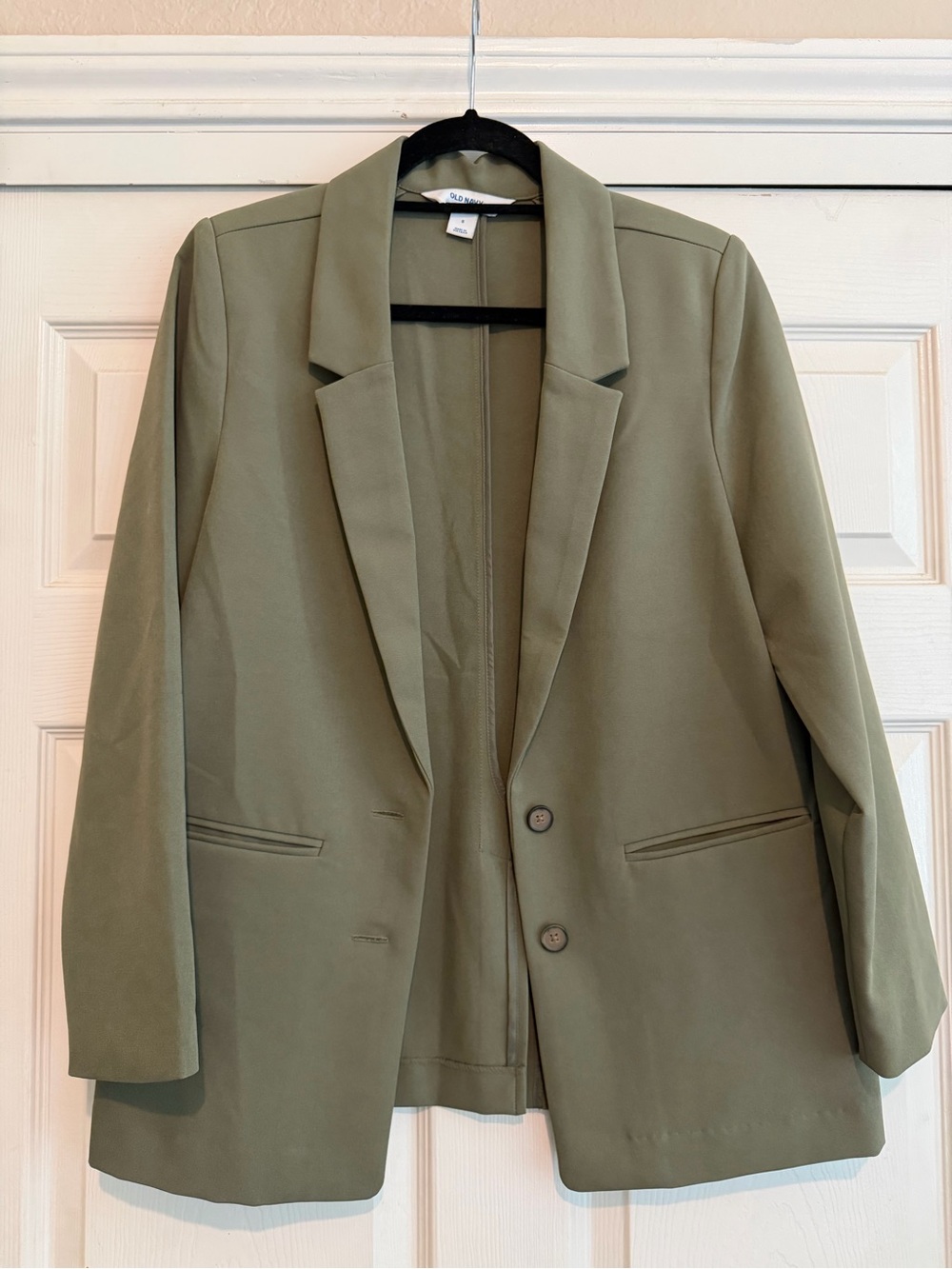 Old Navy Olive Green Notched Lapel Blazer